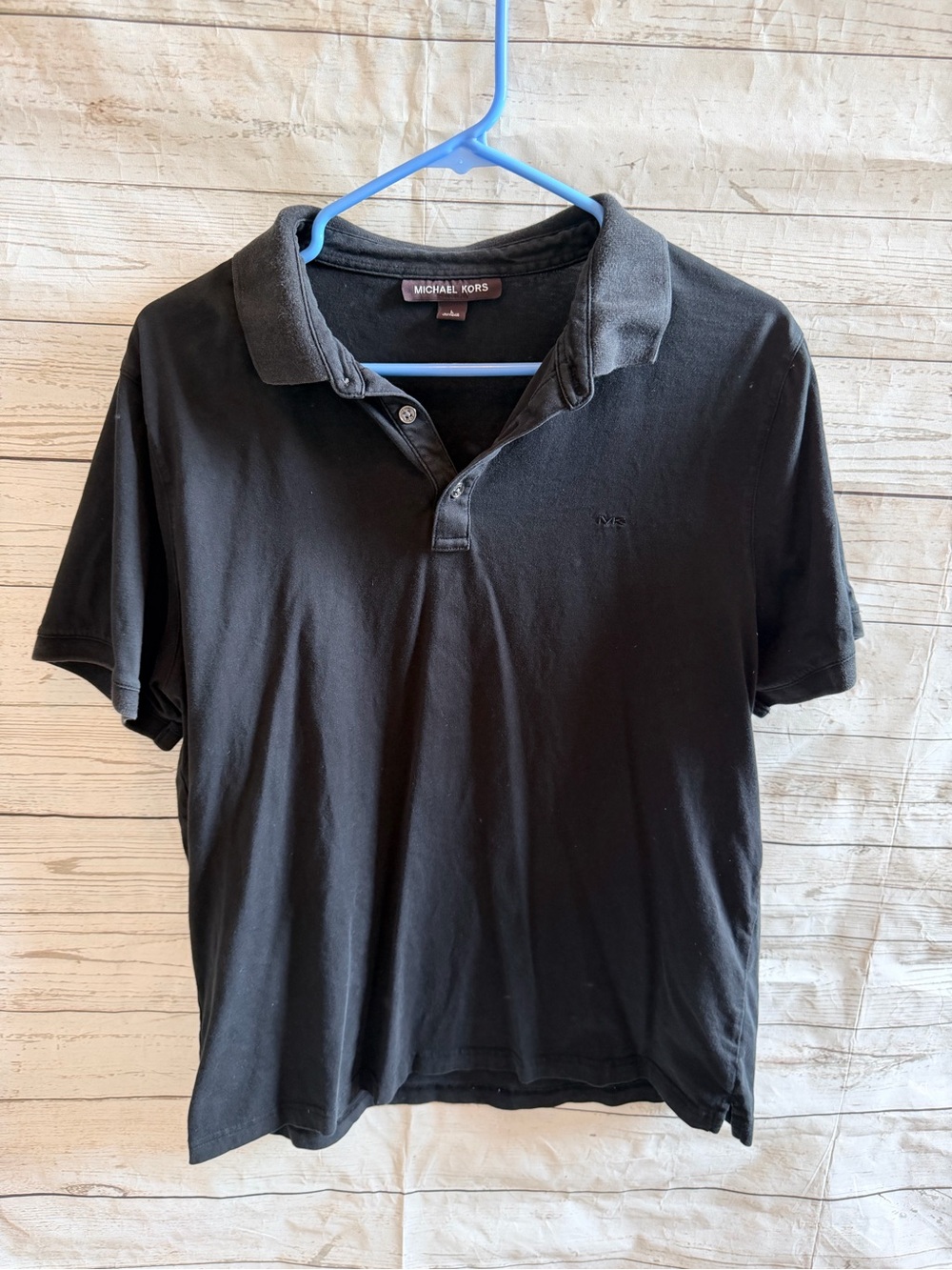 Michael Kors Men’s Black Polo with Subtle Logo